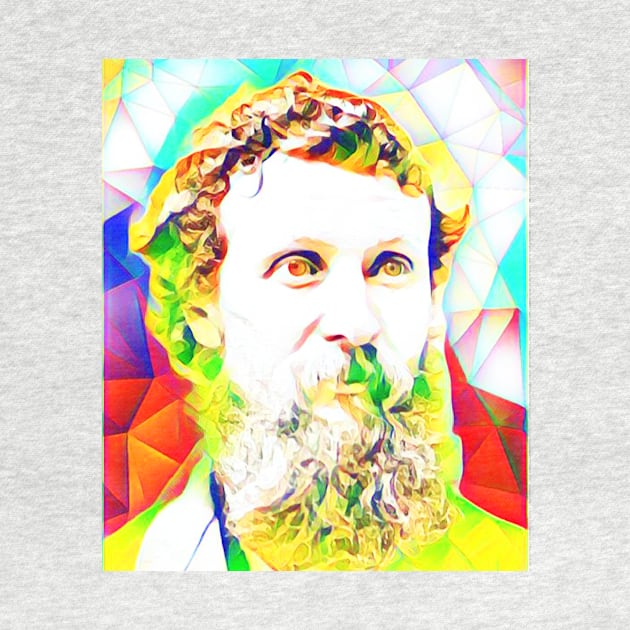 John Muir Colourful Portrait | John Muir Artwork 12 by JustLit